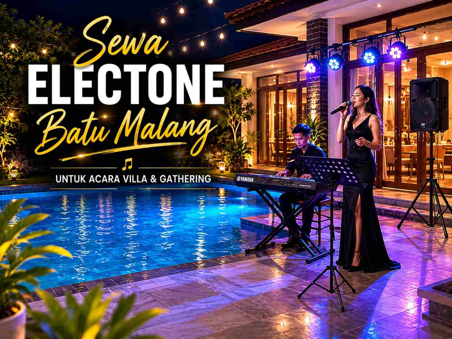 Sewa electone Batu Malang untuk acara villa, gathering, ulang tahun